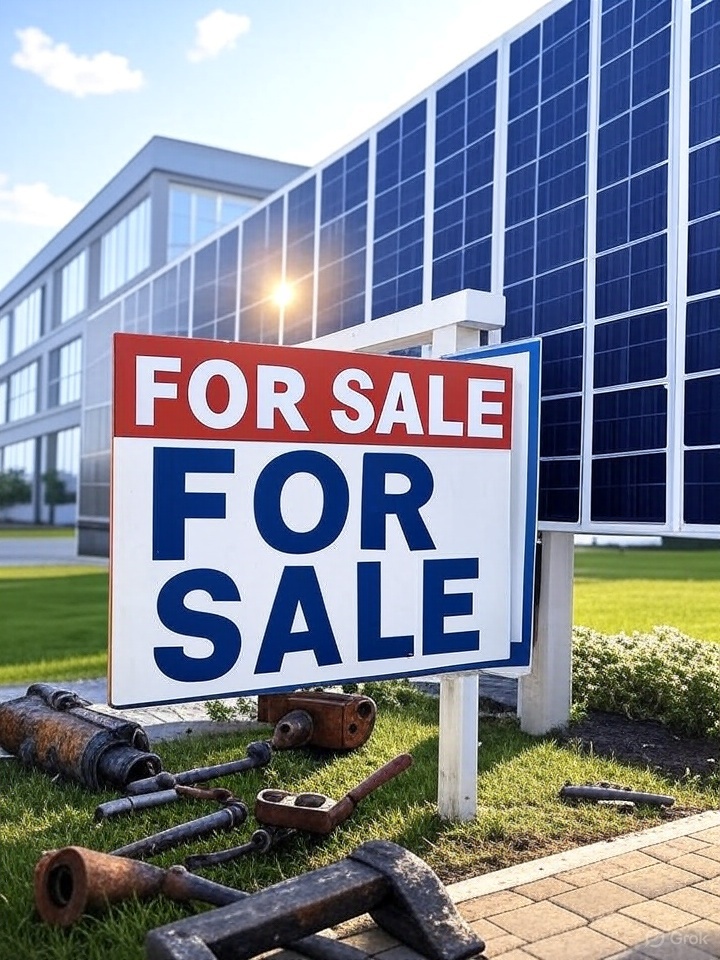 Ghost Factories Are a Warning Sign for Green Manufacturing’s Future- created by Grok on X
