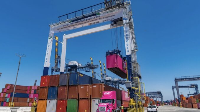 Mitsui E&S presses ahead with hydrogen-powered port equipment project