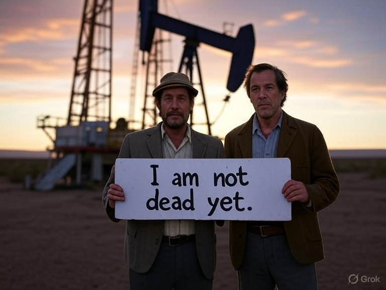 The US Shale is not quite dead yet created by Grok on X