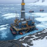 Russia Drilling in the Antartic created by Grok on X