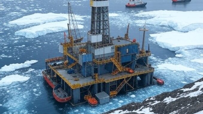 Russia Drilling in the Antartic created by Grok on X Russia Drilling in the Antartic created by Grok on X