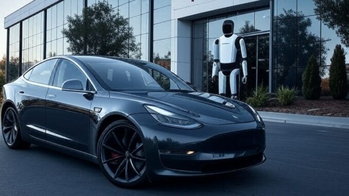 Tesla robtics, AI Data Center, and EV created by Grok on X