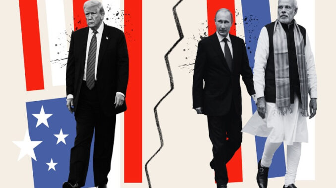 Trump Putin and Modi