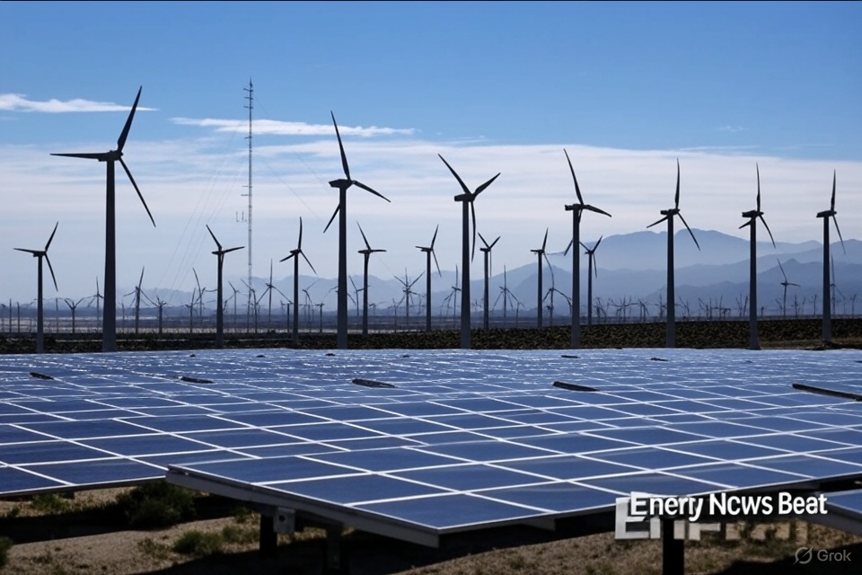 Wind and solar - The Energy News Beat Created by Grok on X
