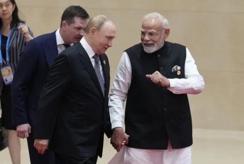 Presdient Putin and Prime Minister Modi