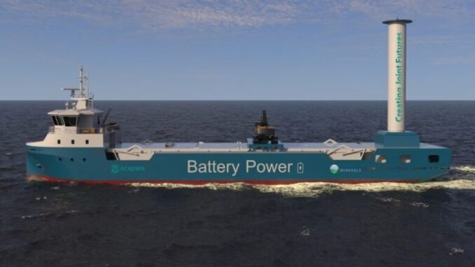 UK to debut an electric shipping route shipping