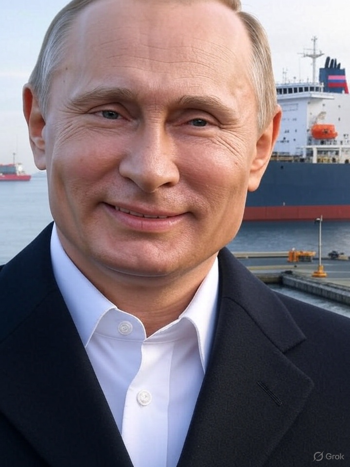 President Putin - what if Russain exporters were removed? Created by Grok on X