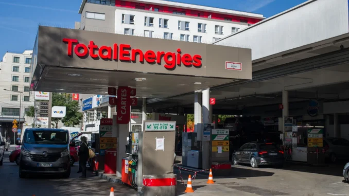 TotalEnergies gas station