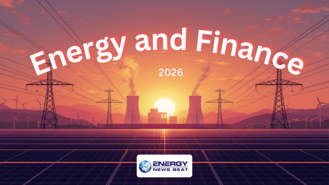 Energy and finance 2026 Source ENB