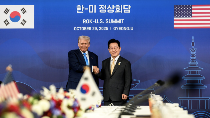 President Lee Jae Myung meets with US President Donald Trump APEC South Korea 2025 - Source White House