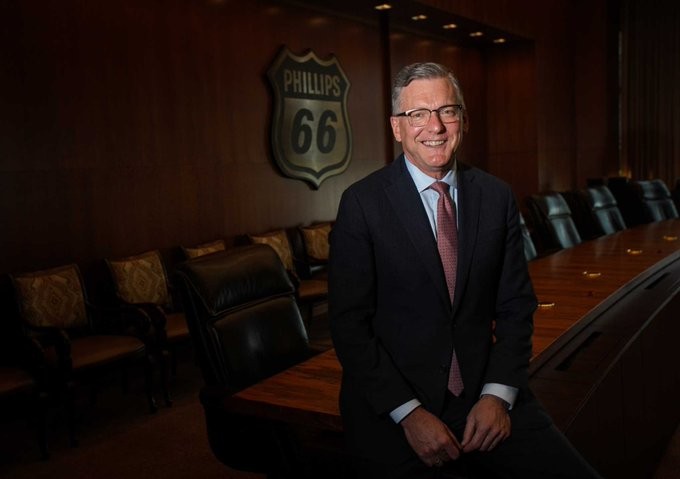 1 News Article Image Phillips 66 CEO Mark Lashier warned of greater refining and petrochemical earnings volatility from Hormuz disruptions