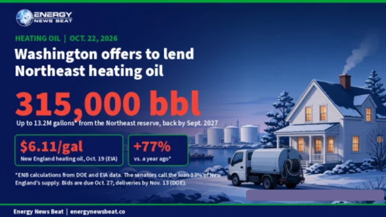 Energy Up Washington Offers to Lend Up to a Third of the Northeast’s Heating Oil ...